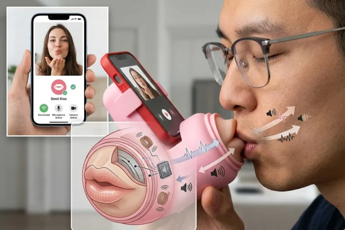phone kissing device