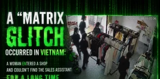 Bizarre Matrix Glitch Caught on Camera in Vietnam Shop Matrix glitch Vietnam
