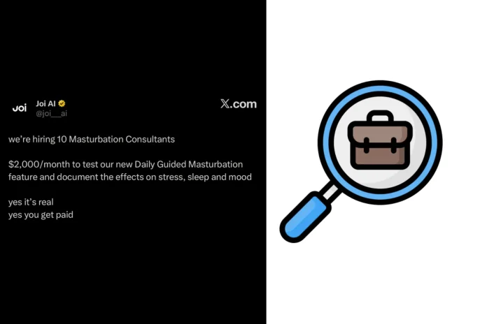 AI company hiring masturbation
