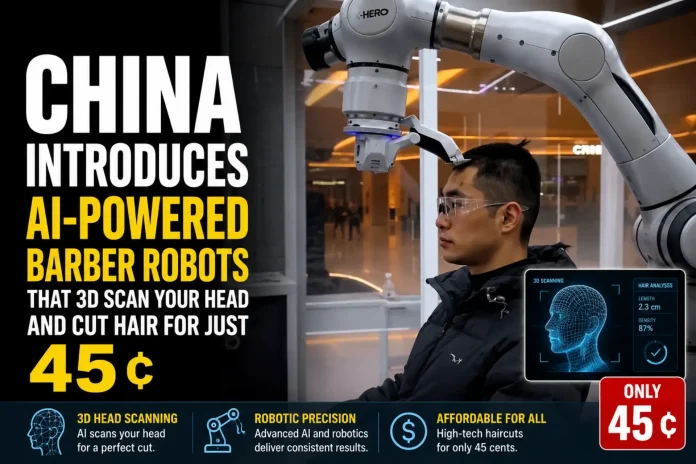 AI-powered barber robots