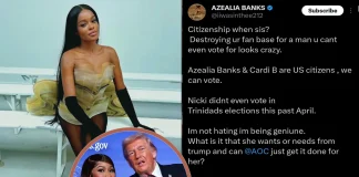 Azealia Banks Taunts Nicki Minaj Over US Citizenship, Trump Support Azealia Banks Nicki Minaj citizenship