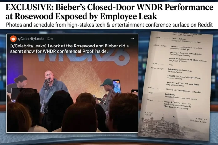 Justin Bieber WNDR performance