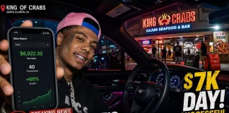 Blueface’s Seafood Restaurant Hits Record Sales, Earning $7K in One Day Blueface seafood restaurant