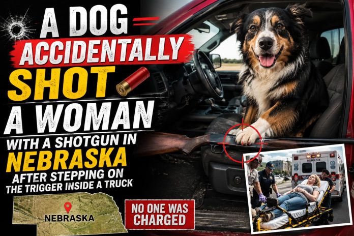 Dog fires shotgun Nebraska