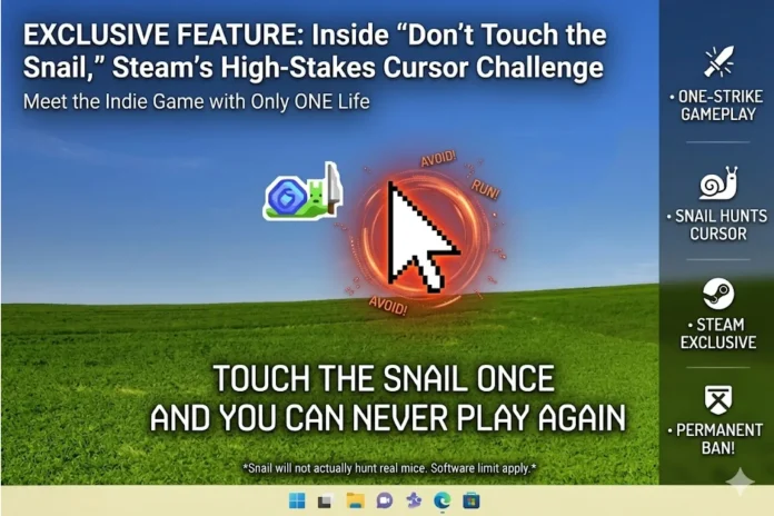 Don't Touch the Snail is a Steam game