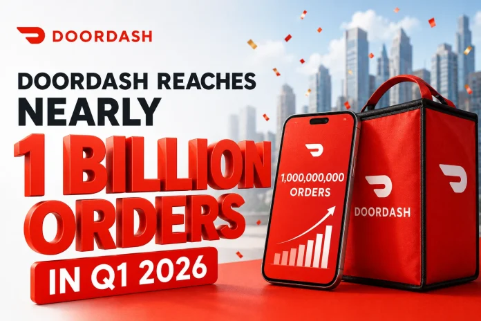 DoorDash orders 2026