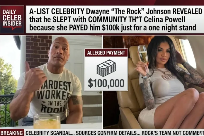Dwayne Johnson Celina Powell