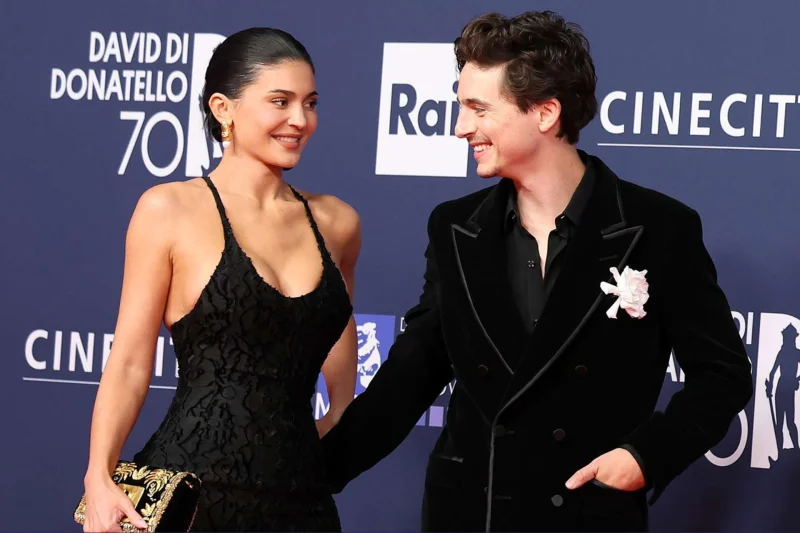 Kylie Jenner and Timothée Chalamet
