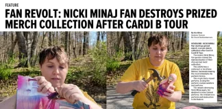 Nicki Minaj Fan Destroys Merch After Cardi B Tour Attendance Nicki Minaj's fan