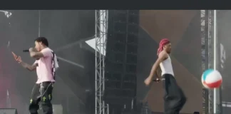 PlaqueBoyMax Throws Fan’s Phone After Selfie On Stage PlaqueBoyMax phone throw