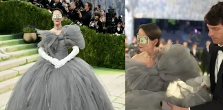 Sarah Paulson’s Dollar Bill Eyes: A Statement on the ‘One Percent’? Sarah Paulson dollar bill eyes