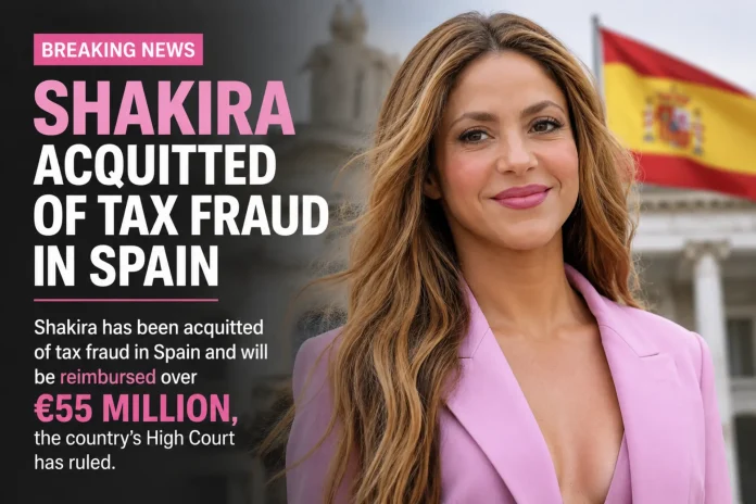 Shakira tax fraud acquittal