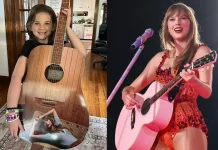 Taylor Swift Gifts Autographed Guitar & Letter to Young Fan Taylor Swift fan gift