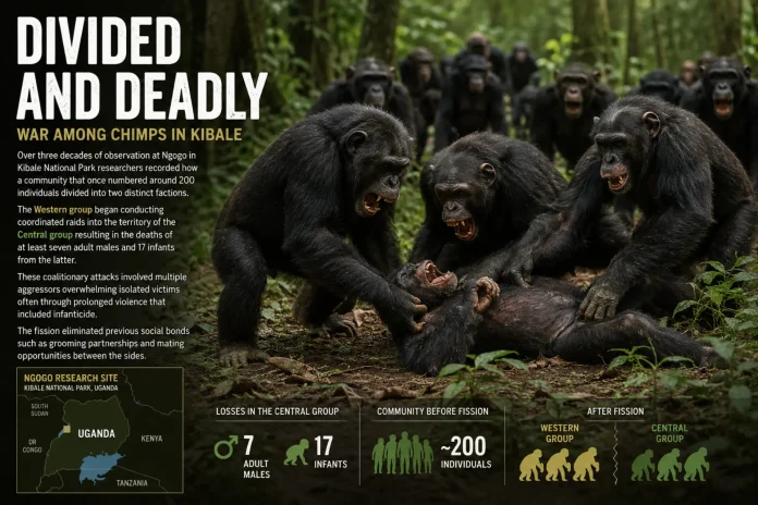 Ngogo chimpanzee war