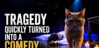 Viral Video: Ginger Cat Interrupts Dramatic Romeo & Juliet Performance ginger cat Romeo Juliet