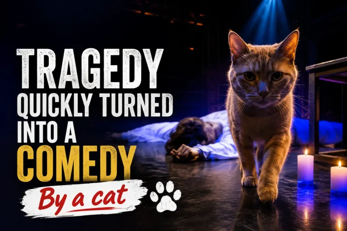 ginger cat Romeo Juliet