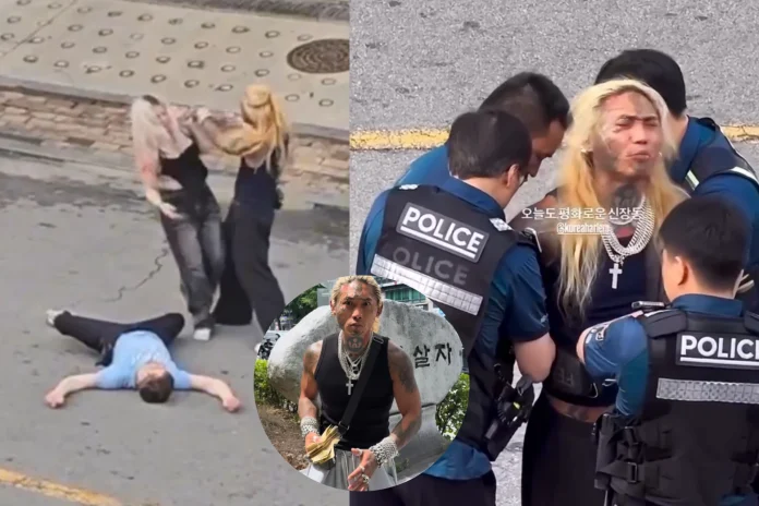 American influencer arrested South Korea
