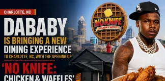 DaBaby to Open No Knife: Chicken & Waffles Restaurant in Charlotte, NC DaBaby Charlotte restaurant