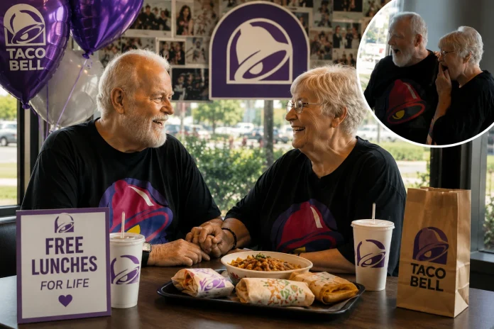 Taco Bell vow renewal 81 year old