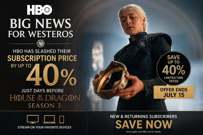 HBO subscription price cut
