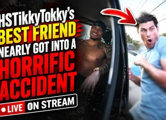 HSTikkyTokky’s Best Friend Nearly Gets Into Horrific Accident on Stream HSTikkyTokky stream accident