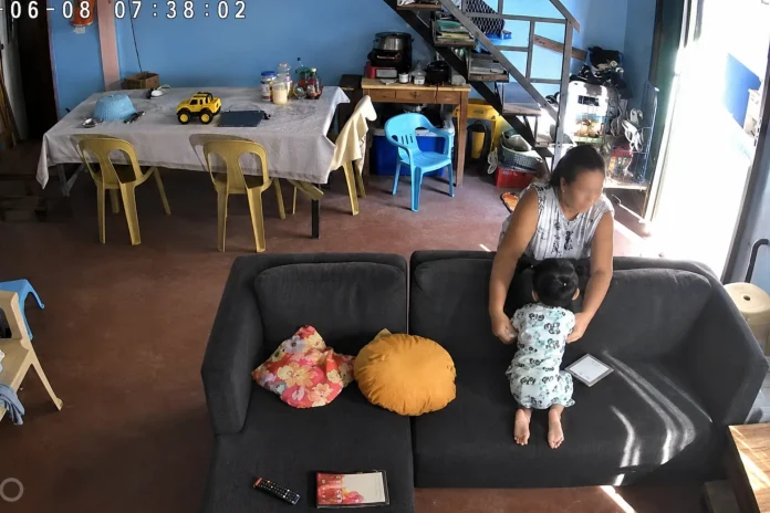 grandmother earthquake Philippines