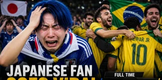 Japanese Fan Goes Viral Following Heartbreaking Loss to Brazil Japanese fan viral loss to Brazil