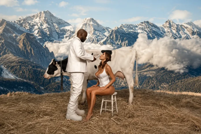 Kanye West Bianca Censori video