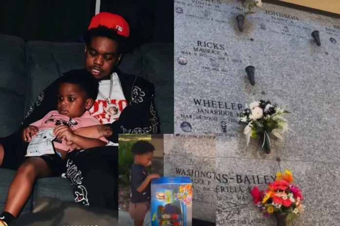 Lil Poppa son gravesite visit