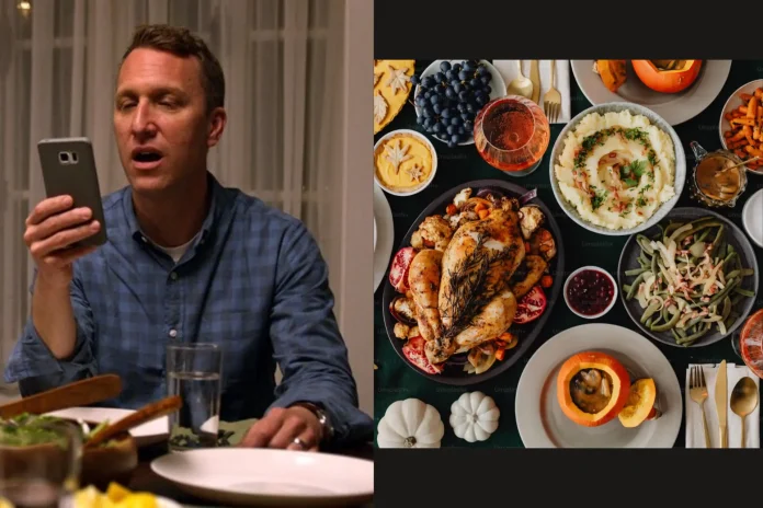 parents smartphone use family dinner