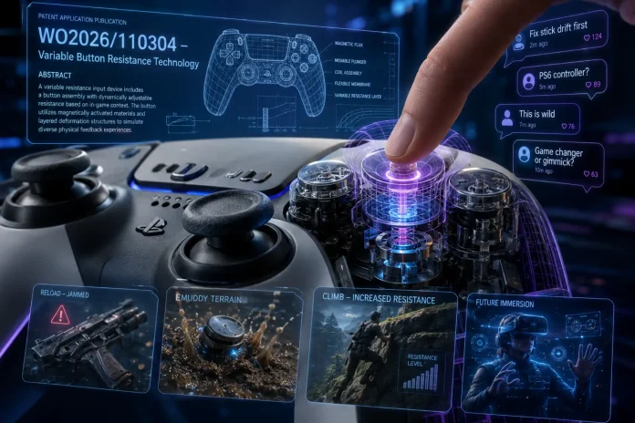 Sony controller patent