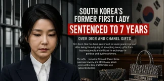 South Korea’s Former First Lady Sentenced to 7 Years Over Luxury Gifts South Korea former first lady sentenced