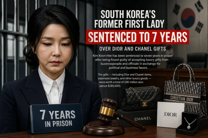 South Korea former first lady sentenced