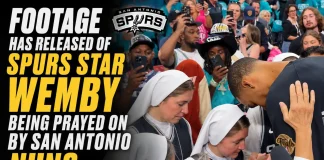 Spurs Star Wemby Blessed by San Antonio Nuns During NBA Finals Game – Video Wemby Spurs Nuns Prayer