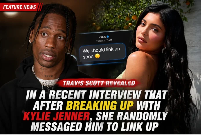 Travis Scott Kylie Jenner link up