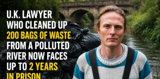U.K. Lawyer Faces 2 Years in Prison for Cleaning Up Polluted River Without Permit UK lawyer river cleanup