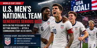 US odds to win World Cup have surged 5x since tournament started! US World Cup odds