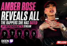 Amber Rose Reveals All Rappers She’s Dated on DeenTheGreat’s Stream