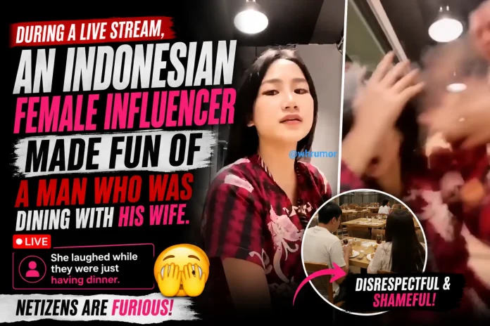 influencer mocks couple live stream