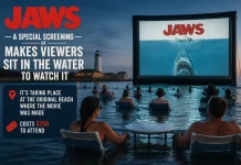 Experience Terror: Exclusive Jaws Screening Lets Fans Watch While Floating in the Original Filming Waters Jaws on the water screening