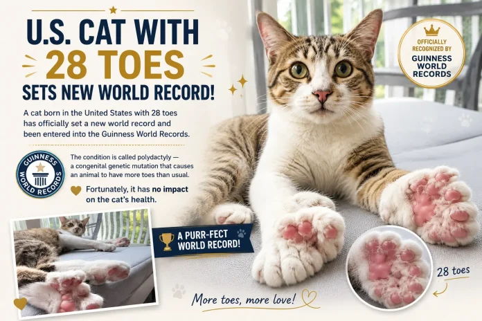 28-toed cat Guinness World Record