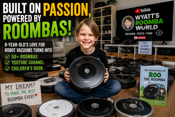 8-year-old Roomba YouTuber