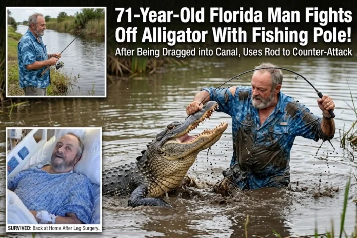 Florida man alligator attack
