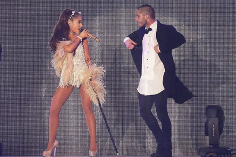 Ariana Grande and Ricky Alvarez