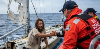 California Man Rescued Alive After 30 Days Stranded at Sea With Broken Mast California man rescued at sea