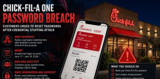 Chick-fil-A Urges Customers to Reset Passwords After Hackers Breach Accounts Chick-fil-A password reset hack