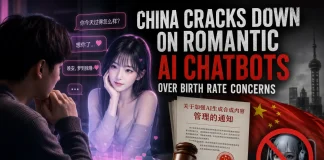 China Cracks Down on Romantic AI Chatbots Amid Birth Rate Concerns China AI chatbot crackdown