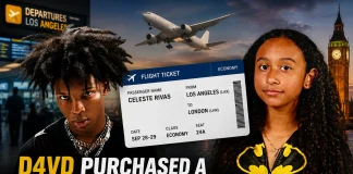 D4vd Purchases Flight for 12-Year-Old Unaccompanied Minor Celeste Rivas D4vd Celeste Rivas flight
