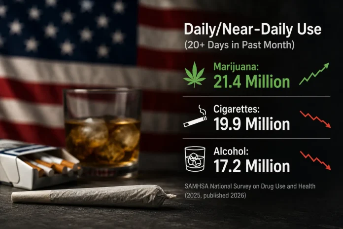 US daily marijuana use
