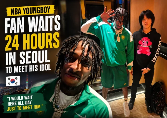 Dedicated NBA YoungBoy Fan Waits 24 Hours at South Korea Restaurant